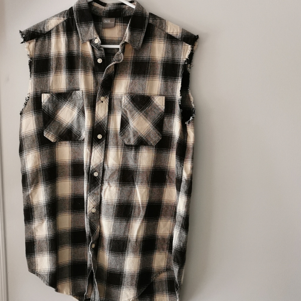 Asos men sleeveless shirt (unworn)